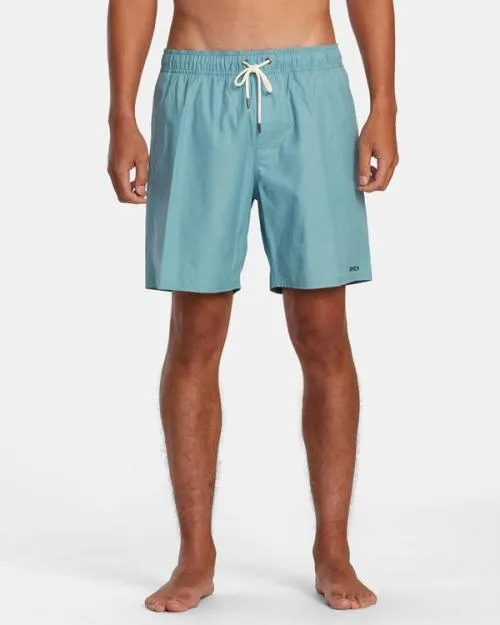 Rvca Opposites Elastic Waist Hybrid Amphibian Shorts Evergreen Men Shorts and Hybrids