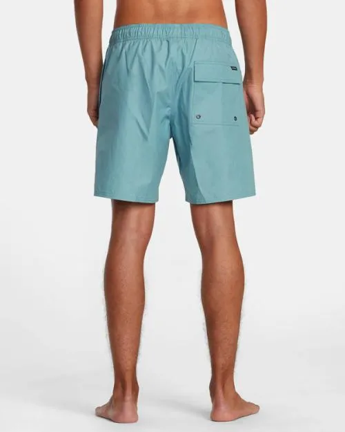 Rvca Opposites Elastic Waist Hybrid Amphibian Shorts Evergreen Men Shorts and Hybrids