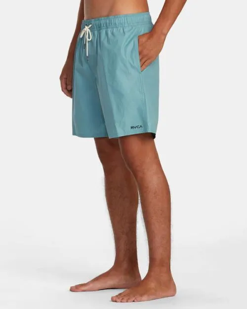 Rvca Opposites Elastic Waist Hybrid Amphibian Shorts Evergreen Men Shorts and Hybrids