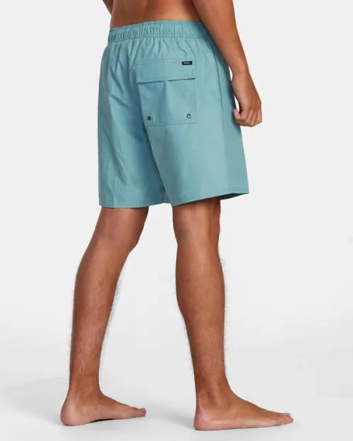 Rvca Opposites Elastic Waist Hybrid Amphibian Shorts Evergreen Men Shorts and Hybrids