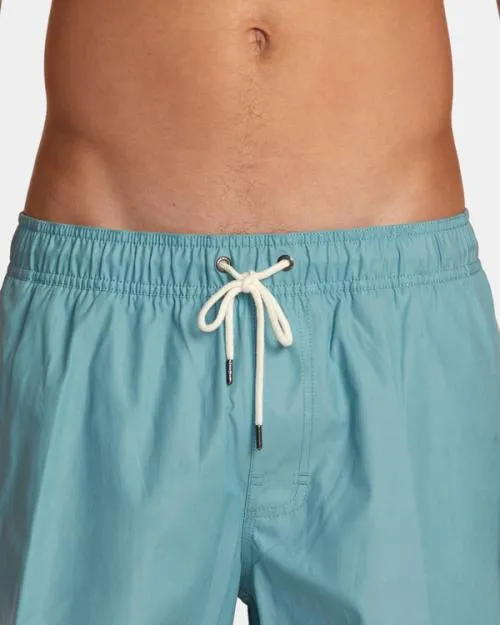 Rvca Opposites Elastic Waist Hybrid Amphibian Shorts Evergreen Men Shorts and Hybrids