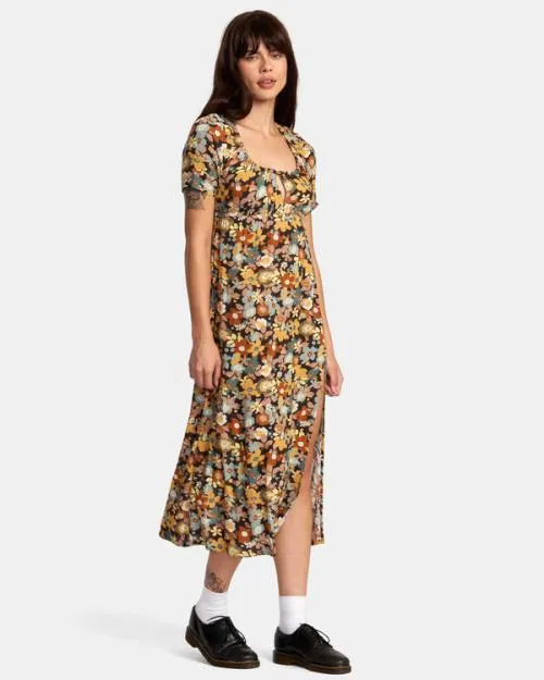 Rvca Ortwein Mini Dress Java Women Dresses and Rompers