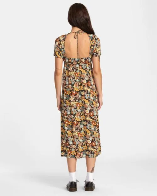 Rvca Ortwein Mini Dress Java Women Dresses and Rompers