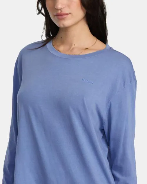 Rvca Ptc Long Sleeve TShirt Coast Women Tees and Tanks