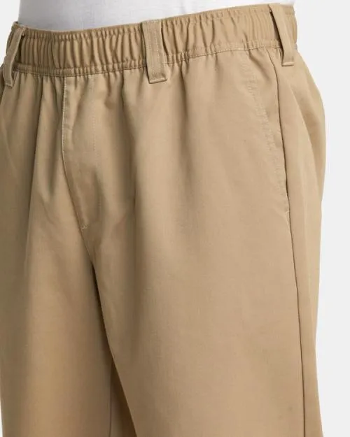 Rvca Recession Collection Americana Elastic Waist Pants Khaki Men Pants