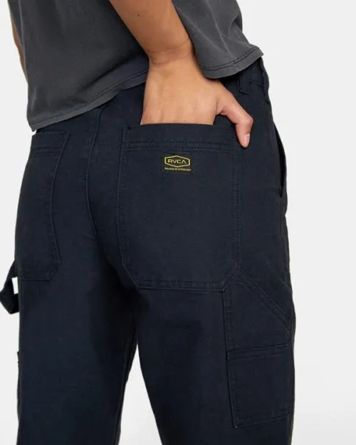 Rvca Recession Workwear Pant True Black Women Pants