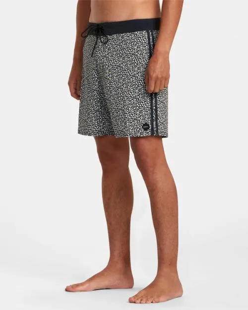 Rvca Restless Boardshorts 17034 Black Men Boardshorts