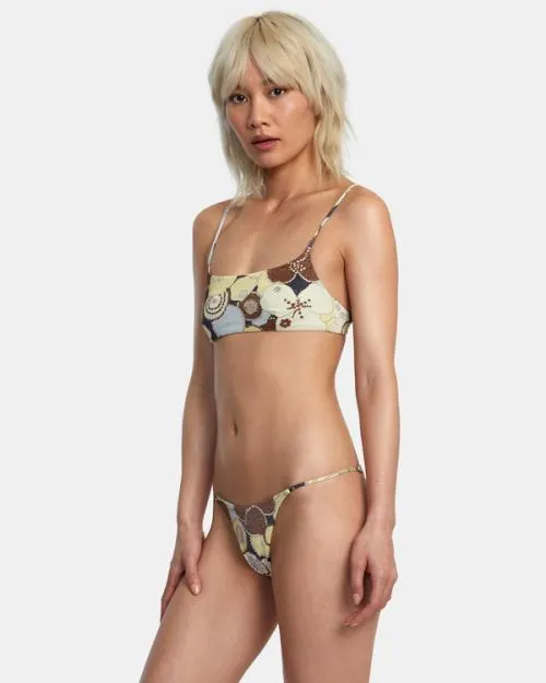 Rvca Retro Rowe Skimpy Bikini Bottoms Multi Women Bikini Bottoms