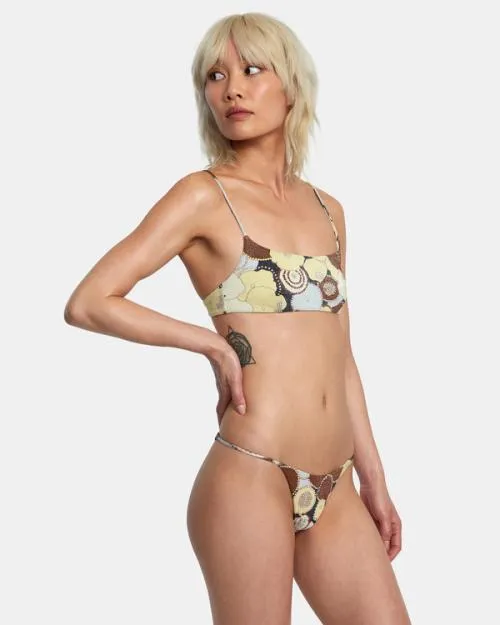 Rvca Retro Rowe Skimpy Bikini Bottoms Multi Women Bikini Bottoms