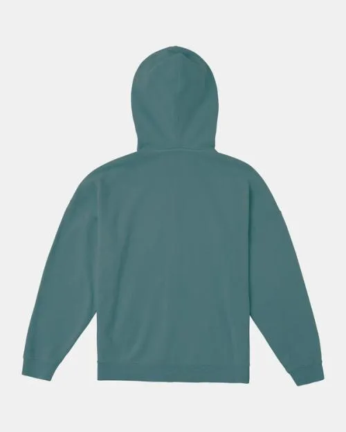 Rvca Rose Machado Thrift ZipUp Hoodie Teal WomenMen Hoodies and Sweatshirts