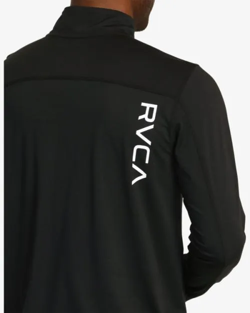Rvca Sport Vent HalfZip Pullover Black SportMen Track Jackets