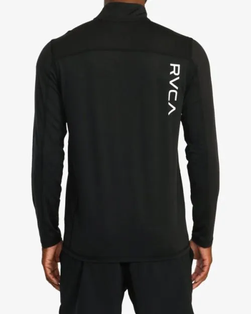 Rvca Sport Vent HalfZip Pullover Black SportMen Track Jackets