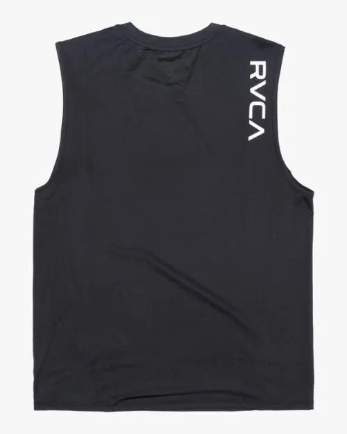Rvca Sport Vent Muscle Tank Top Black SportMen Tees and Tanks