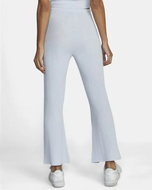 Rvca Swerve Flared Pants Halogen Blue Women Pants