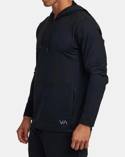 Rvca Trainer Hoodie Black SportMen Hoodies and Sweatshirts