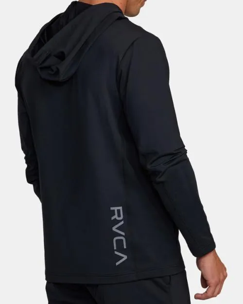Rvca Trainer Hoodie Black SportMen Hoodies and Sweatshirts