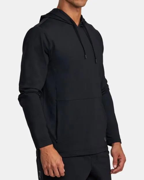 Rvca Trainer Hoodie Black SportMen Hoodies and Sweatshirts