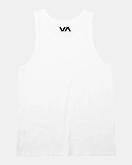 Rvca VA Blur Tank Top White SportMen Tees and Tanks