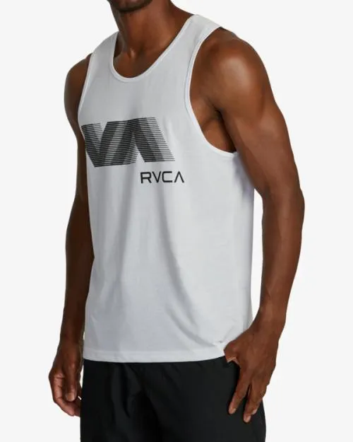 Rvca VA Blur Tank Top White SportMen Tees and Tanks
