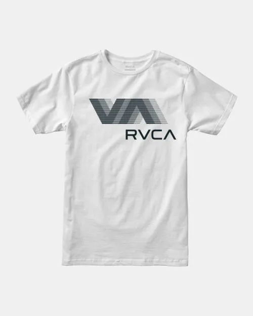 Rvca VA Blur Tee White SportMen Short Sleeves