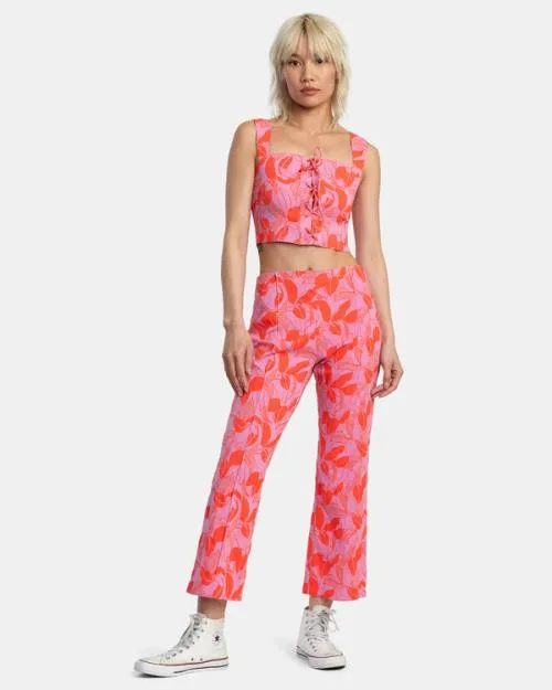 Rvca Villa Tank Top Cyclamen Women Tops