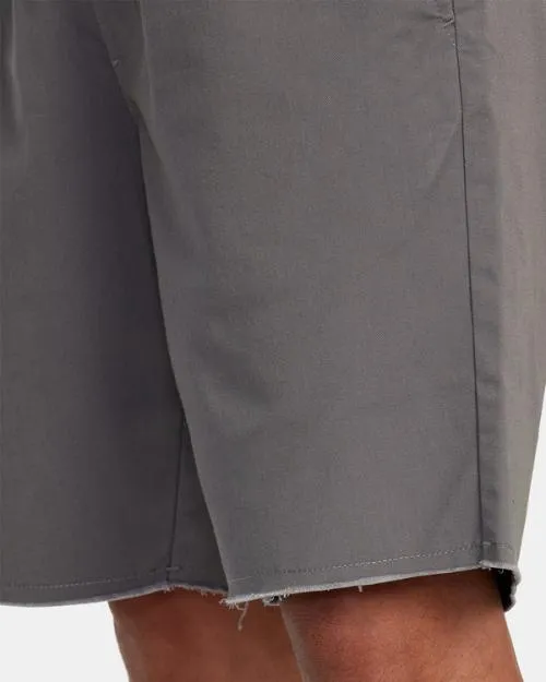 Rvca Weekend Elastic Waist Shorts Smoke Men Shorts and Hybrids
