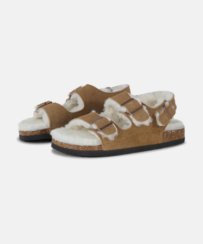 Sandal With Straps 8211 Golden Brown Shoes Ilse Jacobsen Sandals
