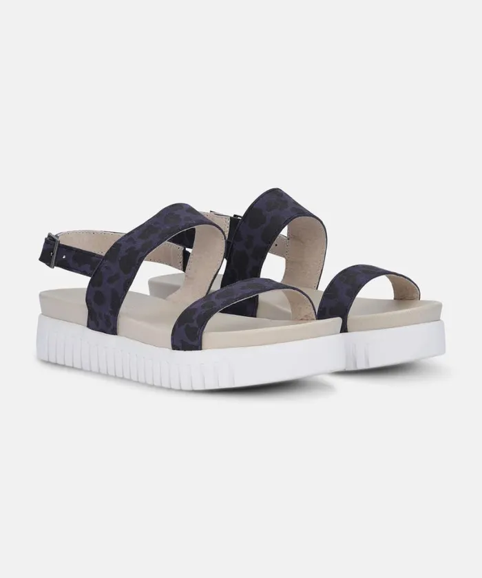 Sandals 8211 Dark Indigo Shoes Ilse Jacobsen Sandals