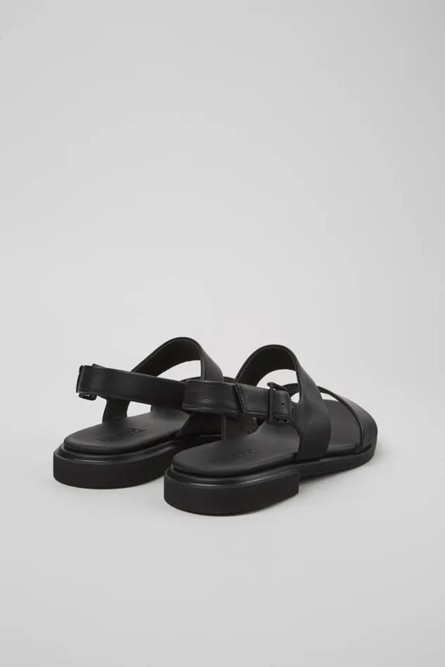 Sandals Women Camper Edy Black Leather Sandal Sandals Women Camper Edy Black Leather Sandal
