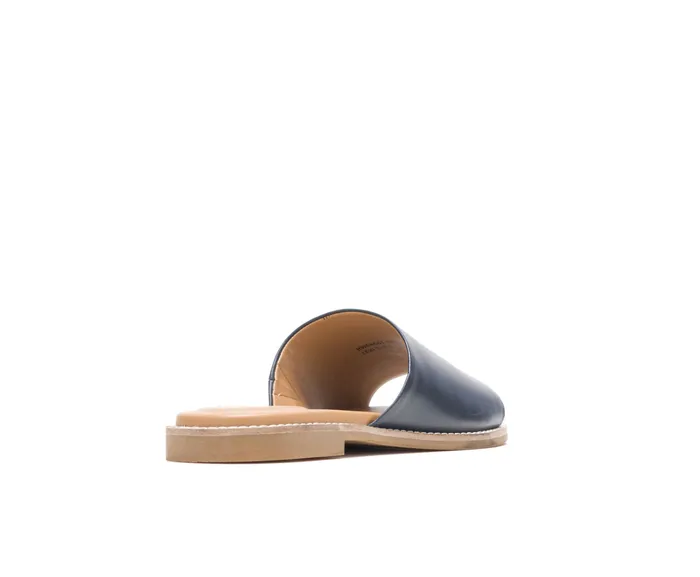 Sandals Women Lexi Slide Navy Leather Hush Puppies