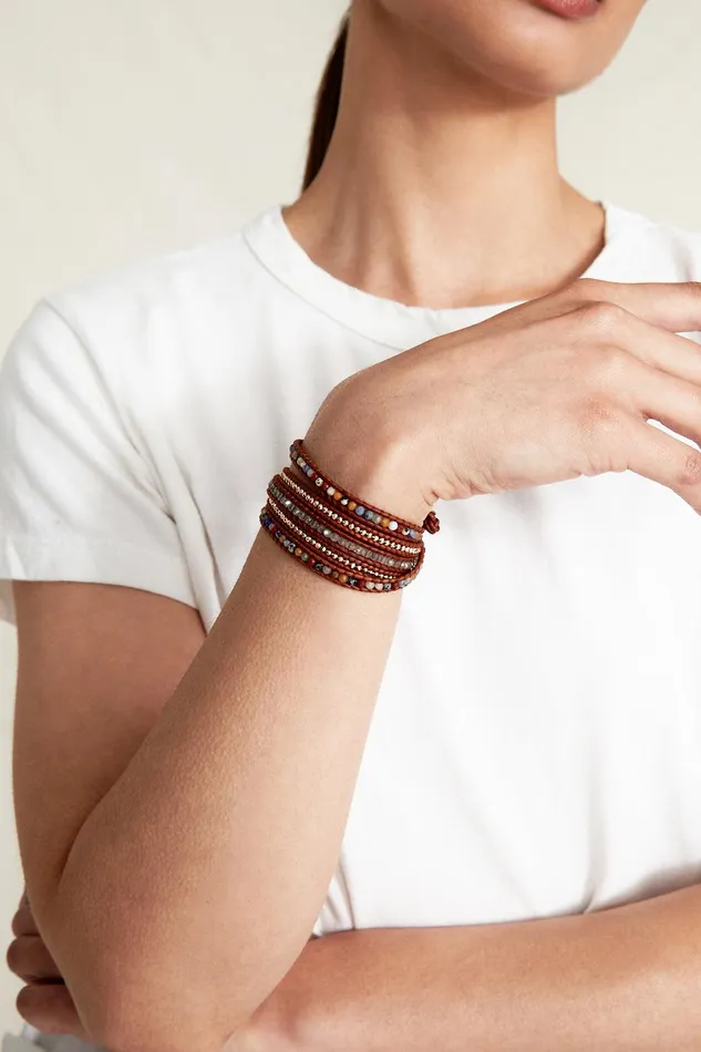 Santi Wrap Bracelet Multi Mix Women Chan Luu Bracelets