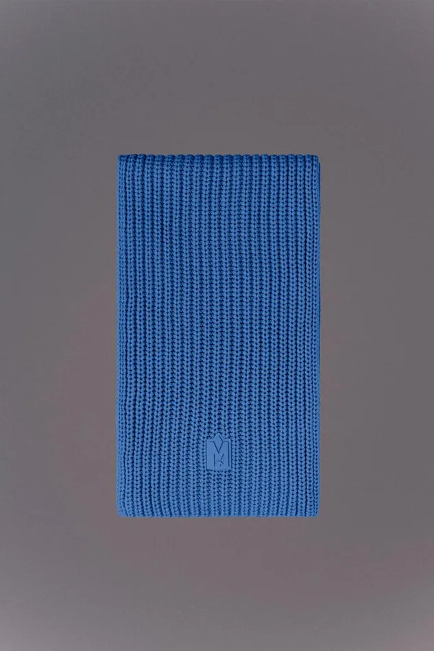 Scarves Men Mackage NELL Rectangular Merino Wool Scarf Sapphire Scarves Men Mackage NELL Rectangular Merino Wool Scarf Sapphire