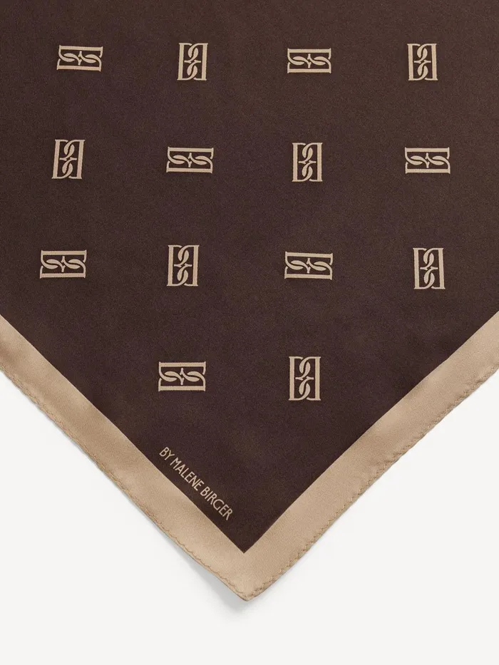 Scarves Women By Malene Birger Monnis Silk Scarf Shale