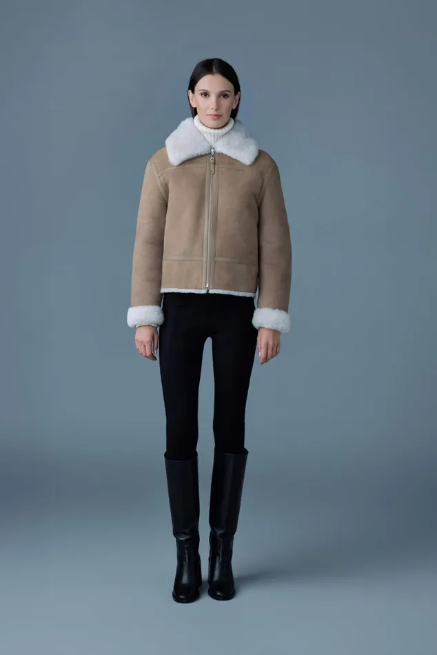 Shearling Jackets Women Mackage BETTY 2in1 Reversible Leather Shearling Jacket Light Camelnatural Shearling Jackets Women Mackage BETTY 2in1 Reversible Leather Shearling Jacket Light Camelnatural