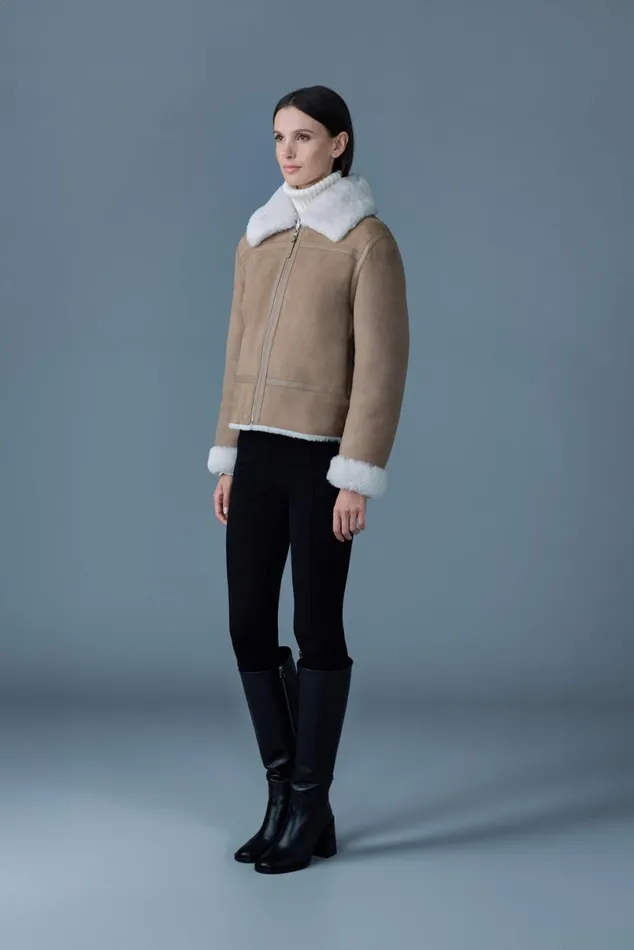 Shearling Jackets Women Mackage BETTY 2in1 Reversible Leather Shearling Jacket Light Camelnatural Shearling Jackets Women Mackage BETTY 2in1 Reversible Leather Shearling Jacket Light Camelnatural