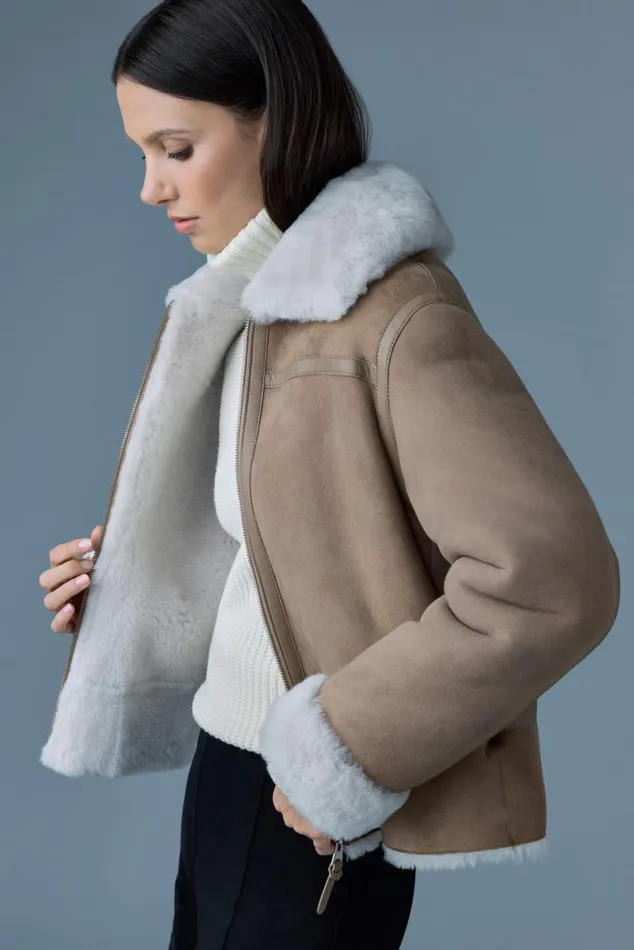 Shearling Jackets Women Mackage BETTY 2in1 Reversible Leather Shearling Jacket Light Camelnatural Shearling Jackets Women Mackage BETTY 2in1 Reversible Leather Shearling Jacket Light Camelnatural