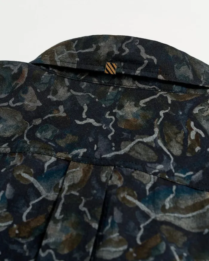 Shirting Men Billy Reid Low Tide Msl 1pocket Shirt Carbon Blue