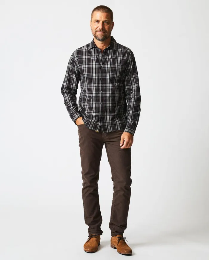 Shirting Men Billy Reid Tonal Plaid Tuscumbia Shirt Blackmulti