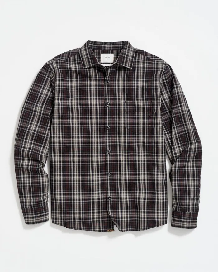 Shirting Men Billy Reid Tonal Plaid Tuscumbia Shirt Blackmulti