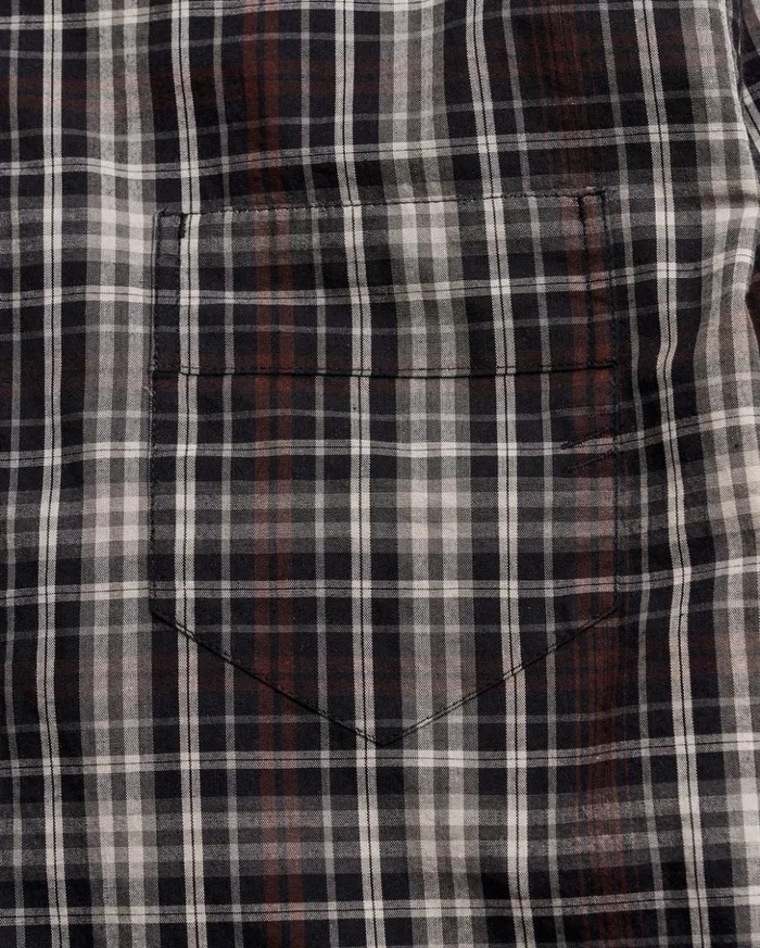 Shirting Men Billy Reid Tonal Plaid Tuscumbia Shirt Blackmulti