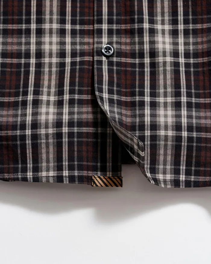 Shirting Men Billy Reid Tonal Plaid Tuscumbia Shirt Blackmulti