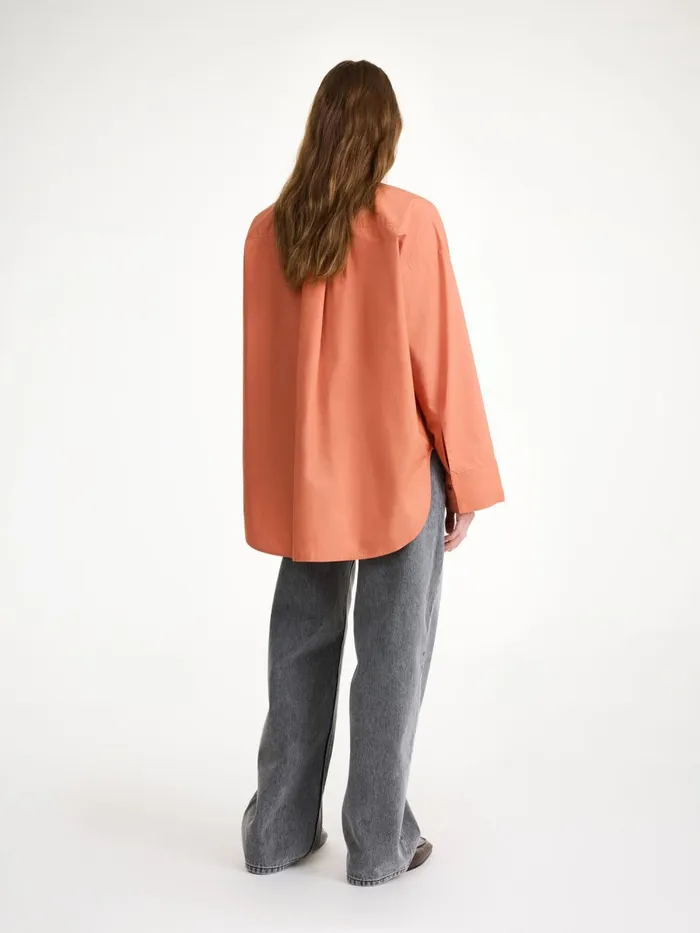 Shirts and Blouses Women By Malene Birger Derris Organic Cotton Shirt Dark Cherry Plum Shirts and Blouses Women By Malene Birger Derris Organic Cotton Shirt Dark Cherry Plum