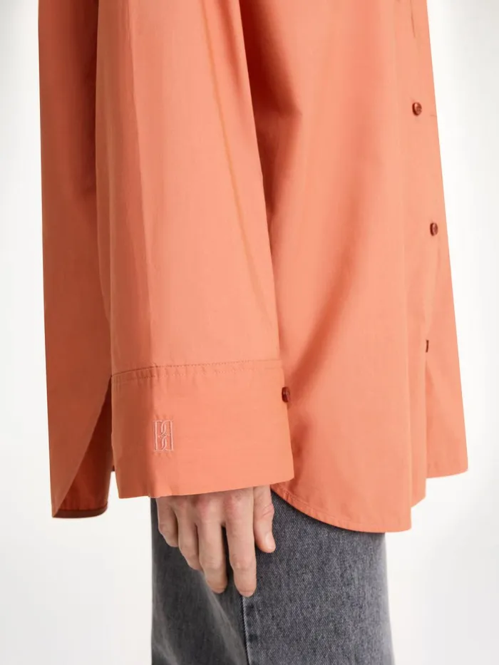 Shirts and Blouses Women By Malene Birger Derris Organic Cotton Shirt Dark Cherry Plum Shirts and Blouses Women By Malene Birger Derris Organic Cotton Shirt Dark Cherry Plum