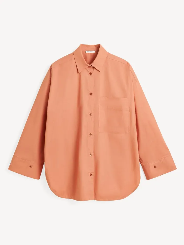 Shirts and Blouses Women By Malene Birger Derris Organic Cotton Shirt Dark Cherry Plum Shirts and Blouses Women By Malene Birger Derris Organic Cotton Shirt Dark Cherry Plum