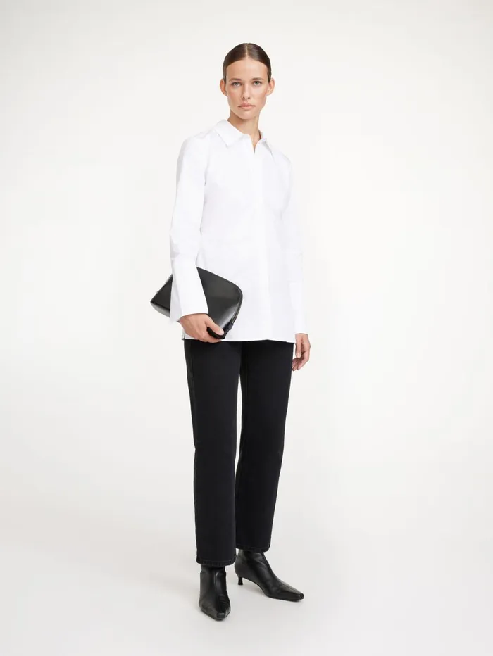 Shirts and Blouses Women By Malene Birger Padano Organic Cotton Shirt Pure White