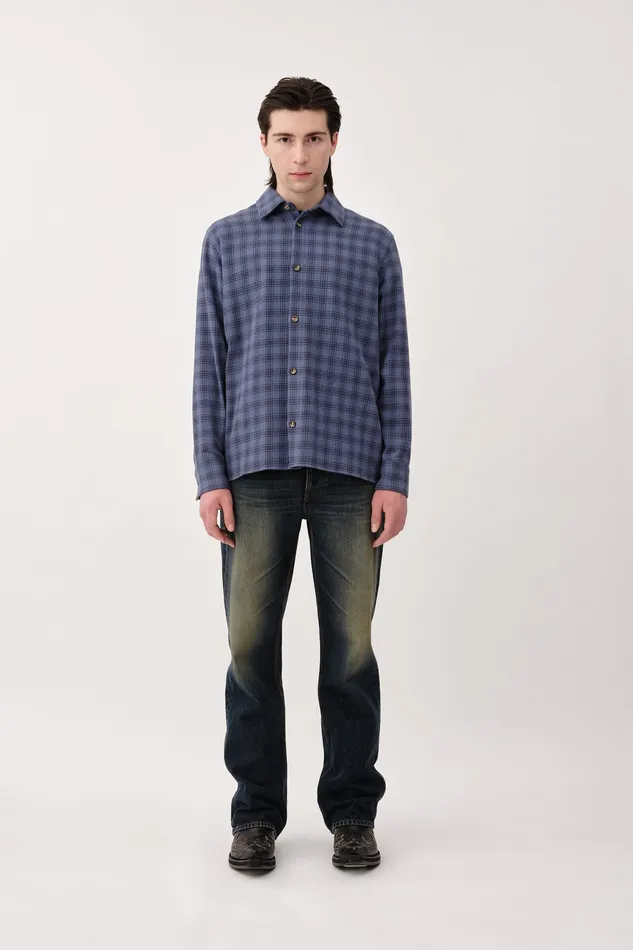 Shirts Men Blake NP Check 8211 Blue check Wonhundred