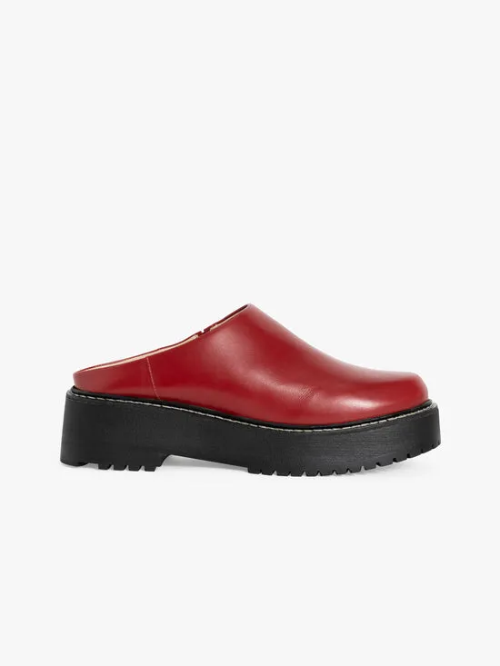 Shoes Lena Chunky Mule Wine 8211 Lisa Says Gah Women