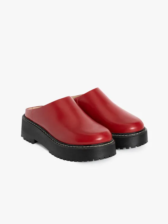 Shoes Lena Chunky Mule Wine 8211 Lisa Says Gah Women