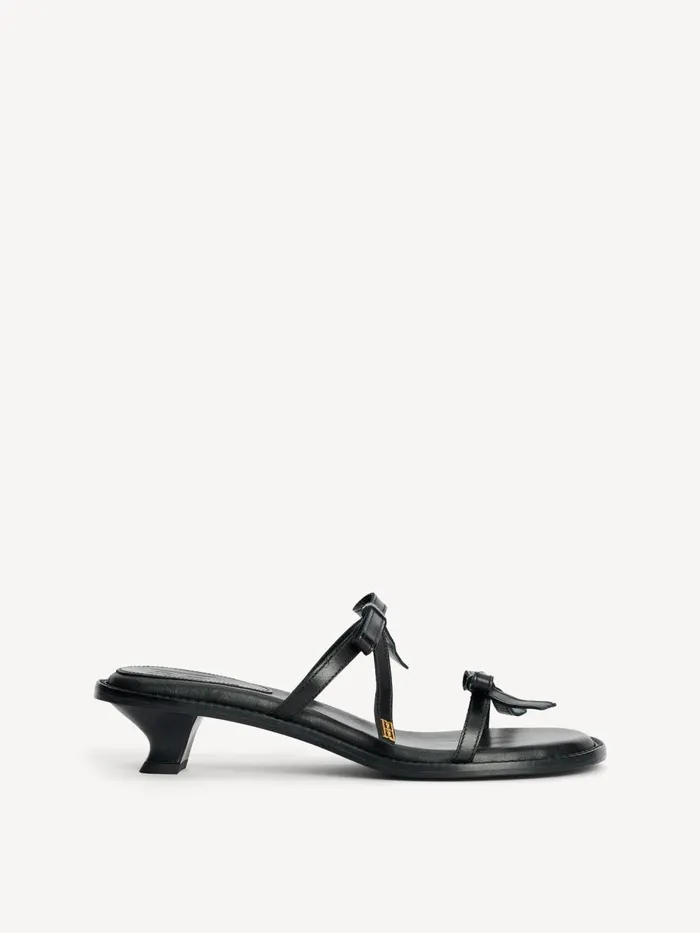 Shoes Women By Malene Birger Tianno Leather Sandals Black