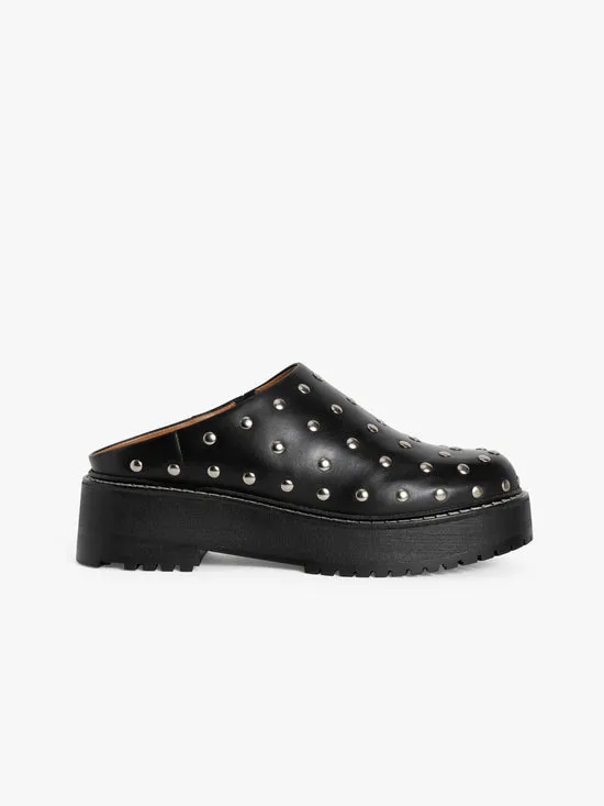 Shoes Women Lisa Says Gah Lena Chunky Mule Studs